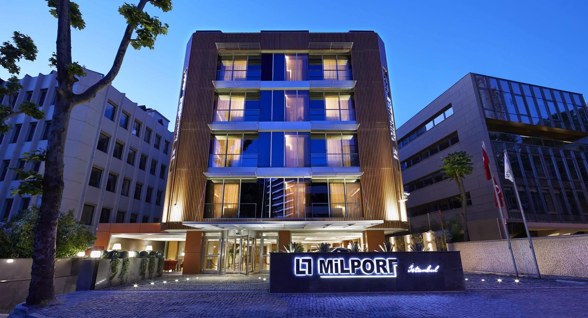 Milport Hotel Levent Istanbul Exteriör bild